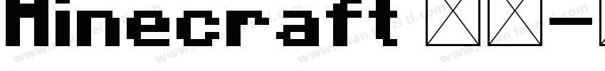Minecraft 常规字体转换